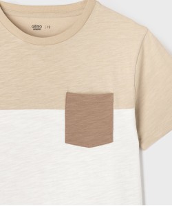 Tee-shirt manches courtes bicolore garçon[MISSING]